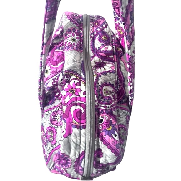 Vera Bradley Pink and Purple Paisley Shoulder Bag Mini - Picture 4 of 8